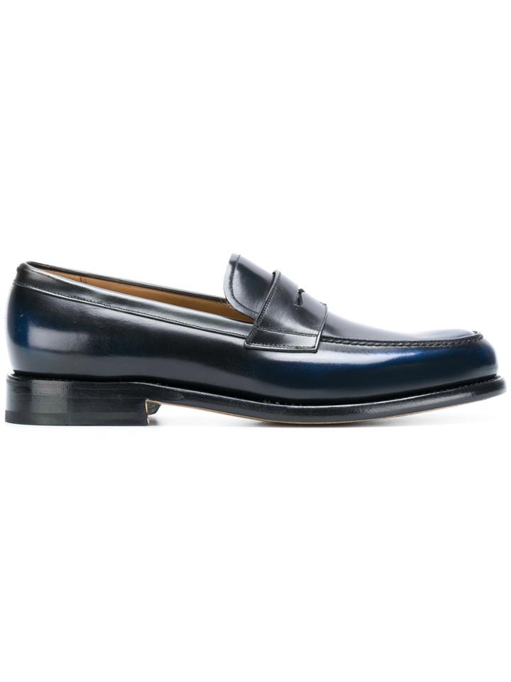 Salvatore Ferragamo Two-tone Loafers - Blue