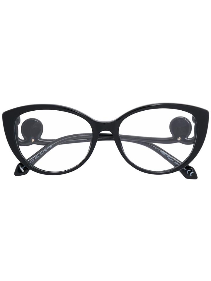 Roberto Cavalli Cortona Cat-eye Glasses - Black