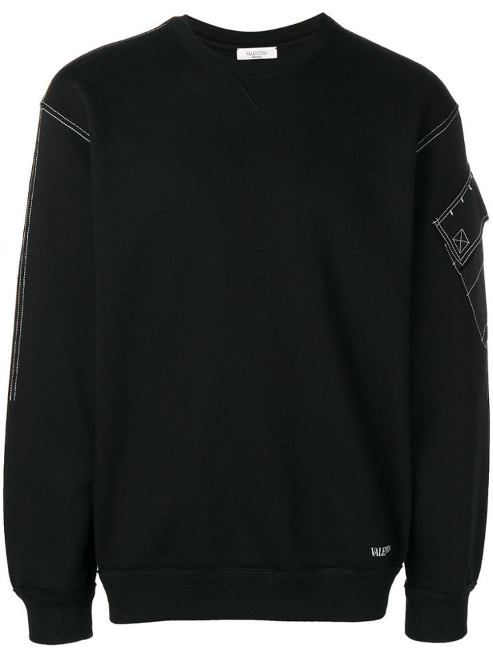 Valentino City Uniform Sweatshirt - Black