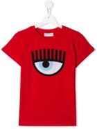 Chiara Ferragni Kids Logomania T-shirt - Red