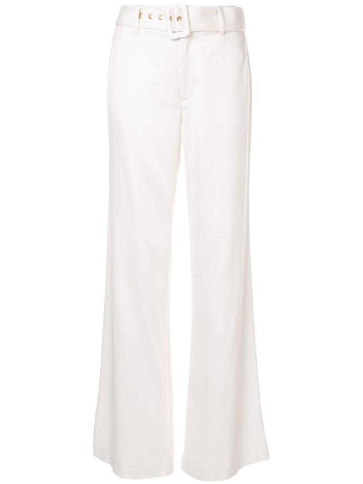 Maggie Marilyn Nothing Stopping Me Flared Trousers - White
