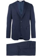 Boglioli Formal Suit, Men's, Size: 52, Blue, Virgin Wool/cupro