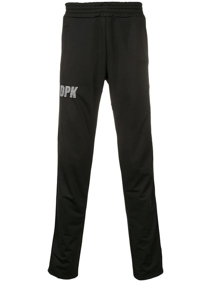 Paura Elasticated Track Trousers - Black