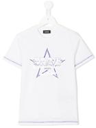 Diesel Kids - Star Print T-shirt - Kids - Cotton - 6 Yrs, White
