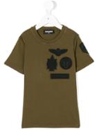 Dsquared2 Kids - Badges T-shirt - Kids - Cotton - 12 Yrs, Green