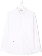 Baby Dior Teen Pointed Collar Shirt - White