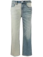 Current/elliott Two Tone Jeans - Blue