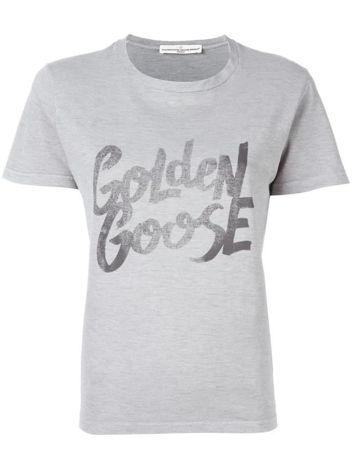 Golden Goose Deluxe Brand Vernon T-shirt, Women's, Size: Small, Grey, Cotton