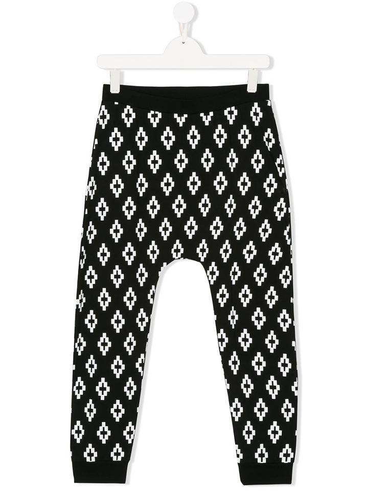 Marcelo Burlon County Of Milan Kids - Teen Sheg Leggings - Kids - Cotton - 14 Yrs, Black