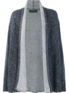 The Elder Statesman Cashmere Open Cardigan, Men's, Size: Medium, Grey, Cashmere