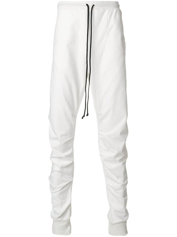 Lost & Found Rooms - Elongated Trousers - Men - Cotton/spandex/elastane - L, White, Cotton/spandex/elastane