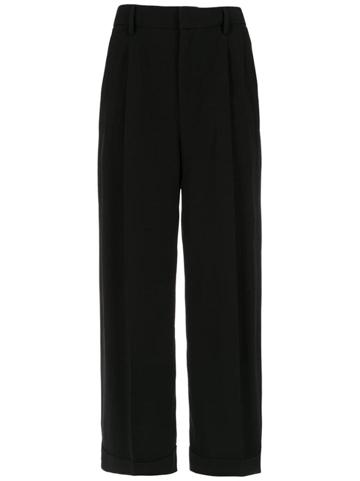 Reinaldo Lourenço Cropped Trousers - Black