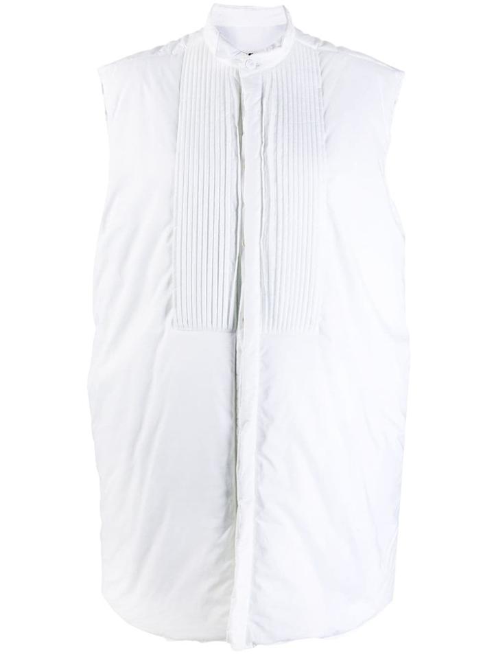 Mm6 Maison Margiela Padded Shirt Dress - White