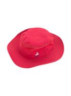 Familiar - Boat Embroidery Sun Hat - Kids - Nylon - 54 Cm, Red