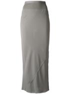 Rick Owens Coda Mxi Skirt - Grey
