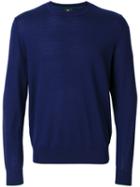 Ps By Paul Smith - Crew-neck Jumper - Men - Merino - Xxl, Blue, Merino