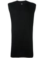 Rick Owens Sleeveless Knit Top, Men's, Size: Medium, Black, Cashmere