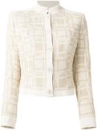 Jean Louis Scherrer Vintage Cropped Jacket, Women's, Size: 36, Nude/neutrals