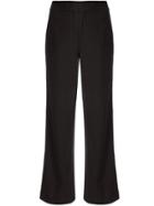 Portspure Side Stripe Straight Trousers - Black