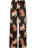 Kirin Chinese Pyjama Trousers - Black