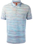 Missoni Classic Polo Shirt, Men's, Size: Xxl, Blue, Cotton