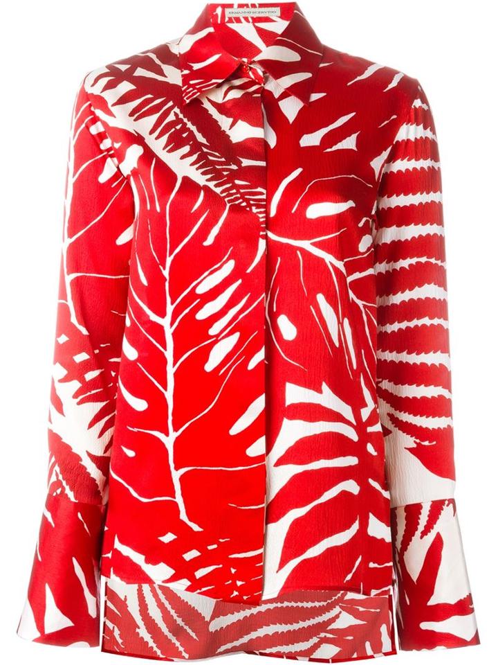Ermanno Scervino Asymmetric Flared Cuff Shirt