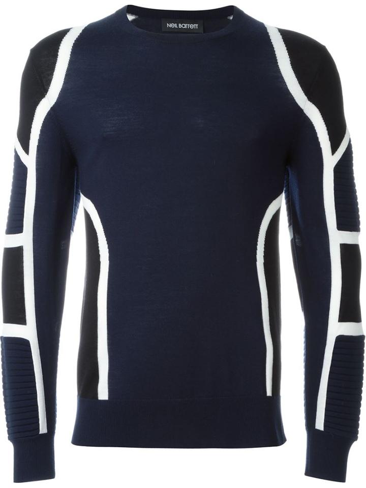 Neil Barrett Colour Block Sweater