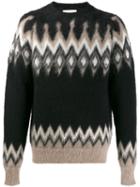 Laneus Knitted Ribbed Jumper - Neutrals