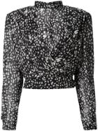Nineminutes Long-sleeve Embroidered Blouse - Black