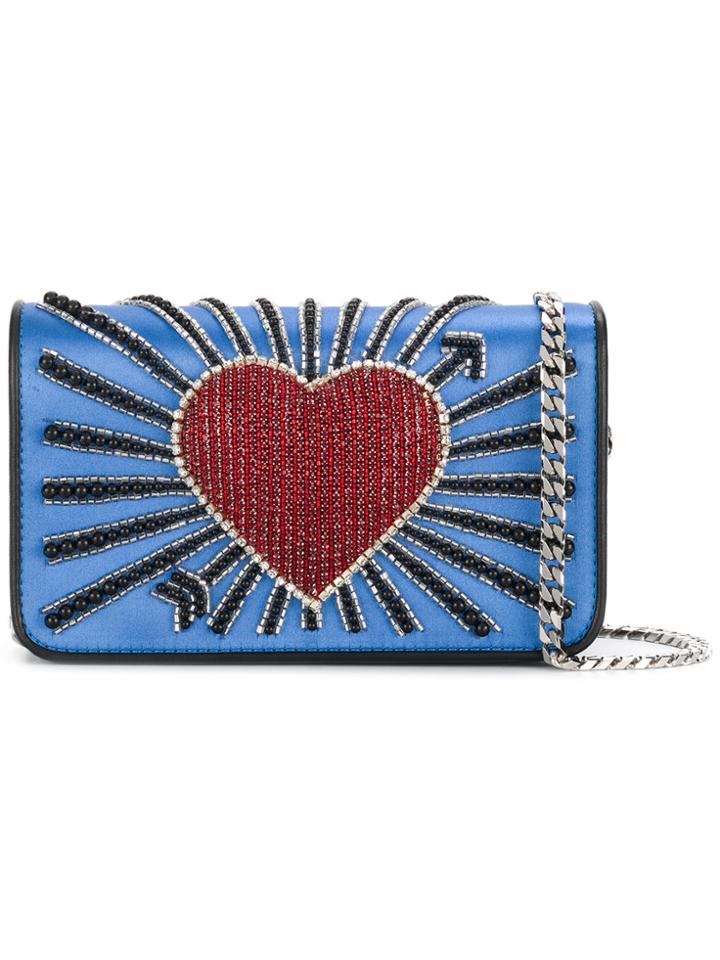 Les Petits Joueurs Heart Cupid Clutch - Blue