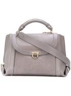 Salvatore Ferragamo Medium Soft Sofia Top Handle Bag - Grey
