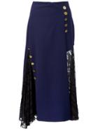 Prabal Gurung Button Detail Skirt