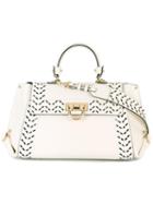 Salvatore Ferragamo Sofia Internal Clutch Tote, Women's, Nude/neutrals, Calf Leather/meadowfoam Seed Oil