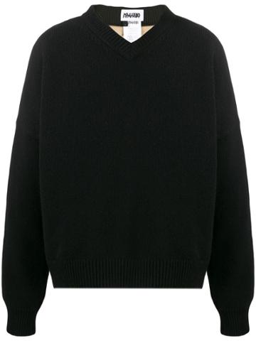 Magliano Knitted Padded Jumper - Black