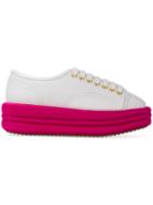 Marc Ellis Platform Sneakers - White