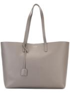 Saint Laurent Large Shopper Tote, Women's, Grey