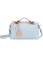 Fendi Blue And Beige By The Way Leather Tote