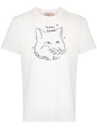 Maison Kitsuné Fox Print T-shirt - White