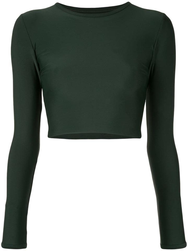 Matteau Cropped Sun Top - Green