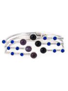 Eshvi Astro Cuff, Women's, Blue, Metal Other/sapphire Glass