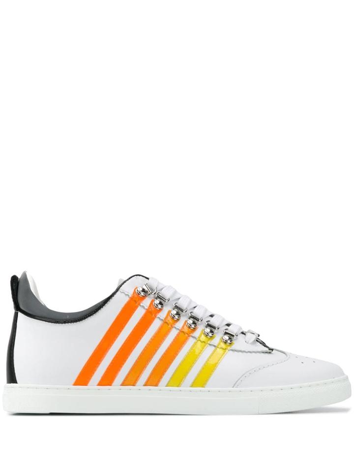 Dsquared2 551 Stripe Sneakers - White