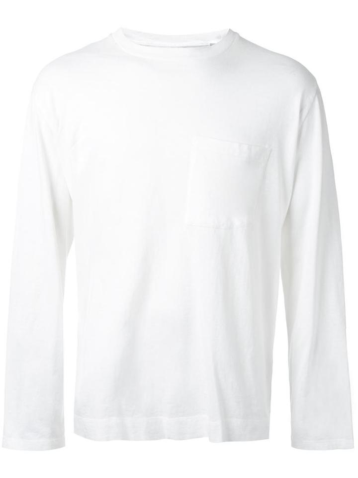 Our Legacy Crew Neck Sweatshirt, Men's, Size: Small, White, Cotton