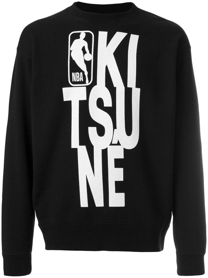 Maison Kitsuné Maison Kitsune X Nba Nba Sweatshirt - Black