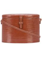 Hunting Season Buckle Box Crossbody Bag - Brown