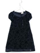 Armani Junior Floral Velvet Dress, Girl's, Size: 12 Yrs, Blue