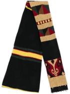 Etro Knitted Wool Scarf - Black