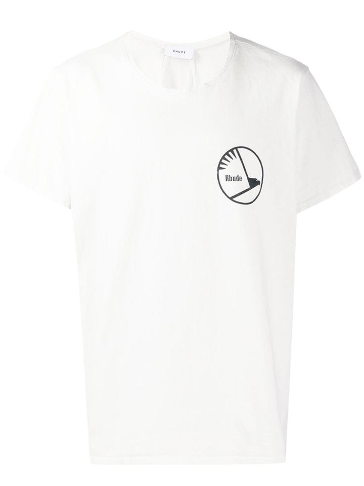 Rhude Graphic Print T-shirt - Neutrals