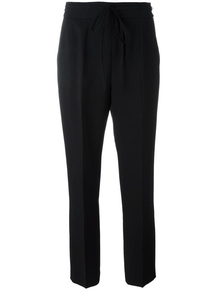 Alexander Wang Straight-leg Trousers, Women's, Size: 6, Black, Polyester