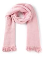 'perou' Stole - Unisex - Cashmere - One Size, Pink/purple, Cashmere, Denis Colomb