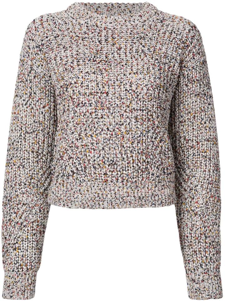Veronica Beard Ryce Speckled Rainbow Sweater - Multicolour